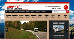 Desktop Screenshot of jerrystrailers.com